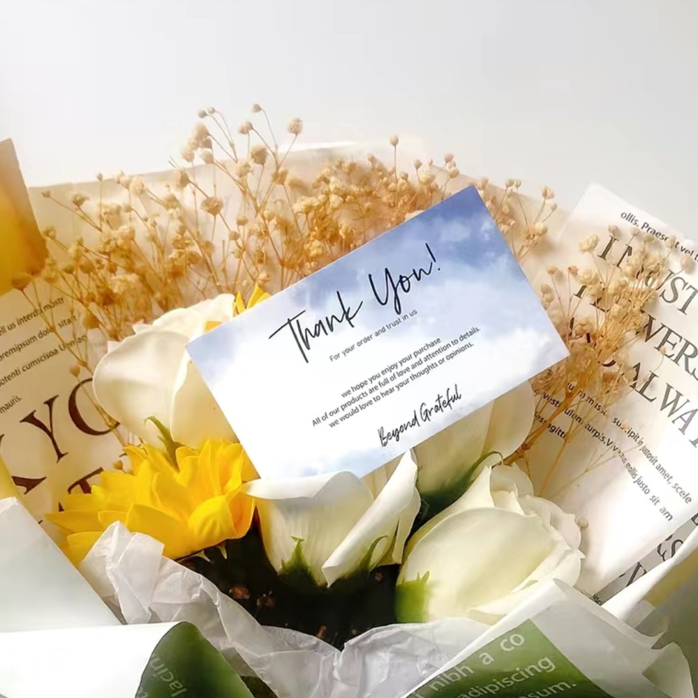 50 Cards Thank You For Your Order Cards 2.1” X 3.5” Inches. - Picture 3 of 5